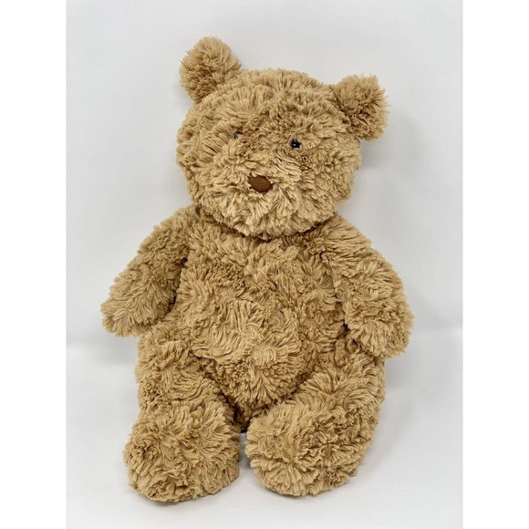 JellyCat of London "Bumbly Bear" Plush Toy Brown Teddy Small 11" Super Soft - Picture 1 of 4